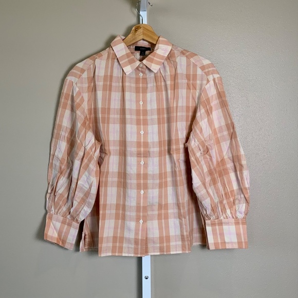 J.Crew Gathered Button-up Shirt - Picture 4 of 16